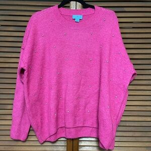 Pink Studded Sweater